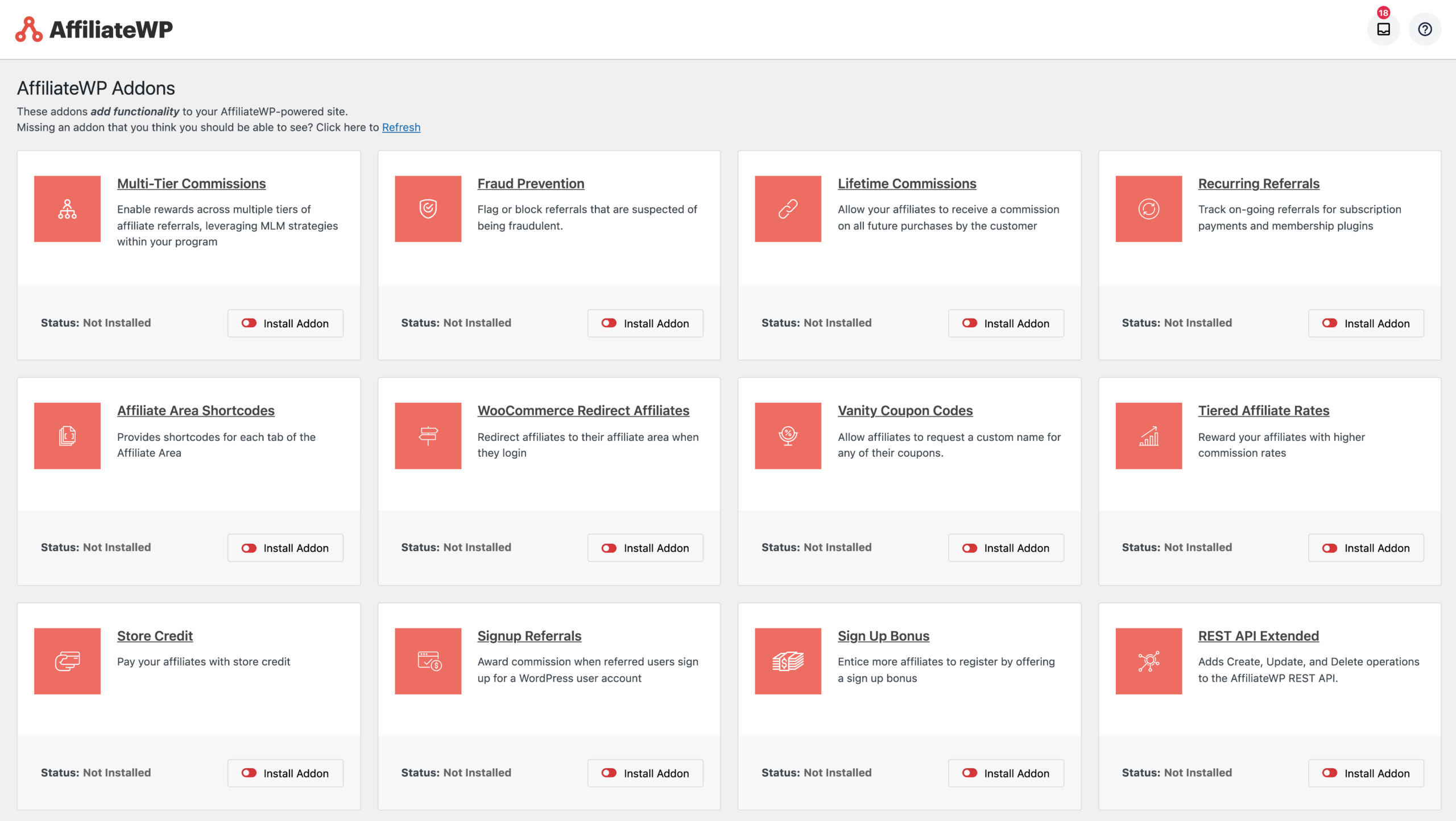 AffiliateWP all the powerful addons