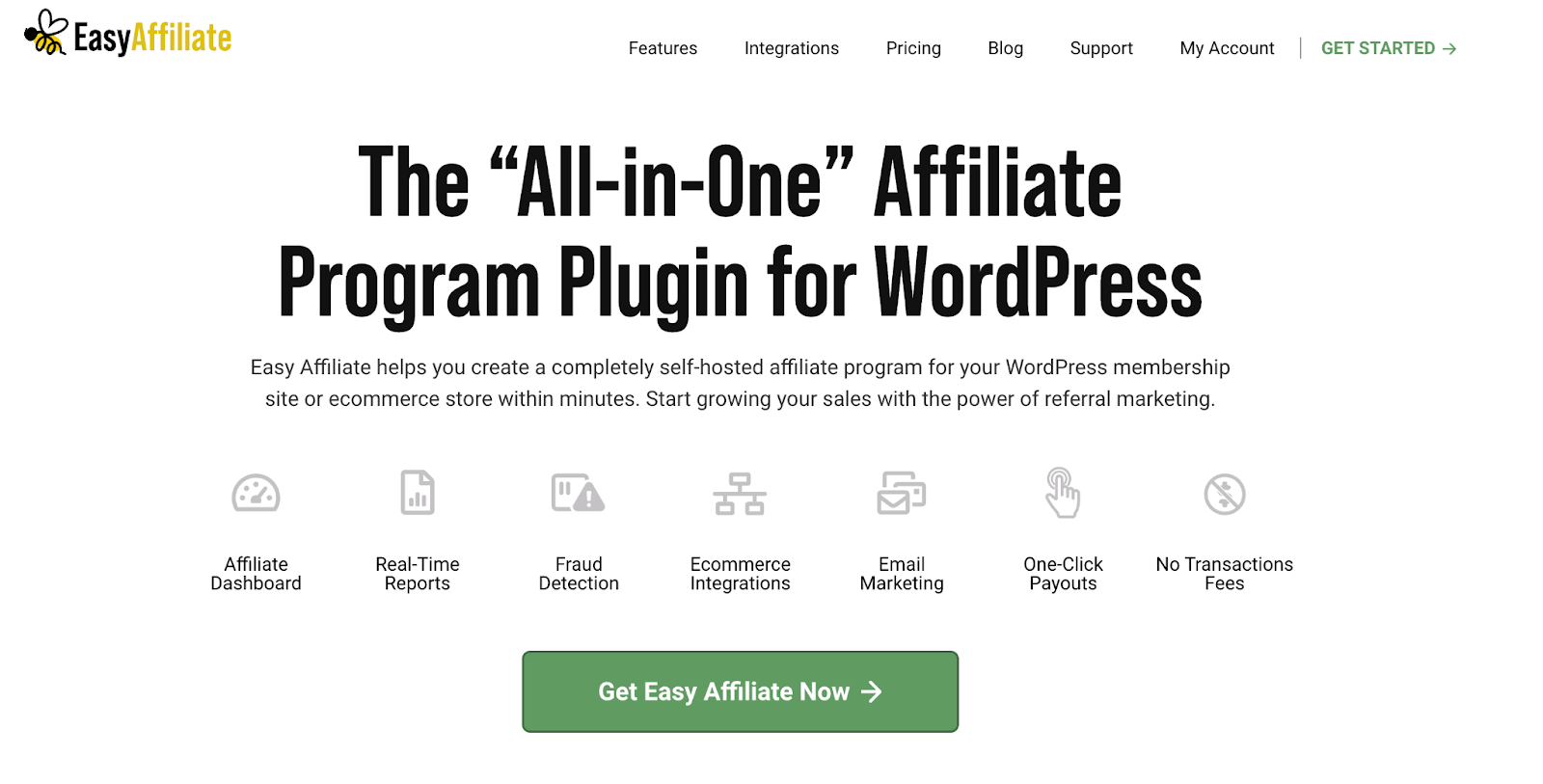 easy affiliate for affiliate marketing through the website for your brick and mortar business