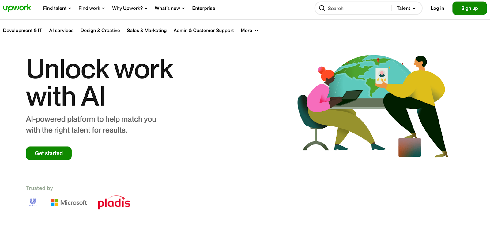 upwork for starting freelance affiliate marketing