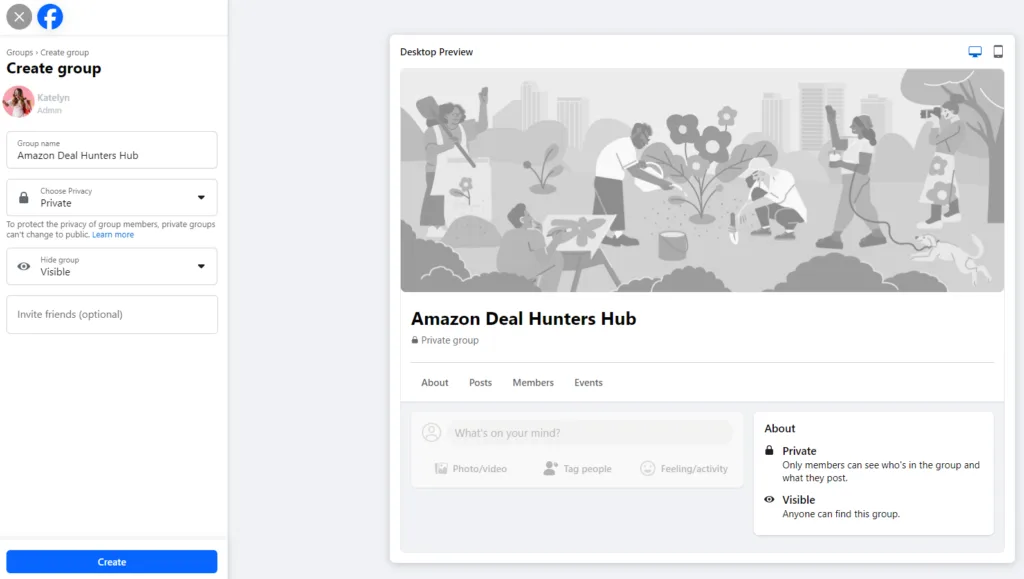 Facebook Group example 1 | ThirstyAffiliates create a monetized social media group with ThirstyPay™