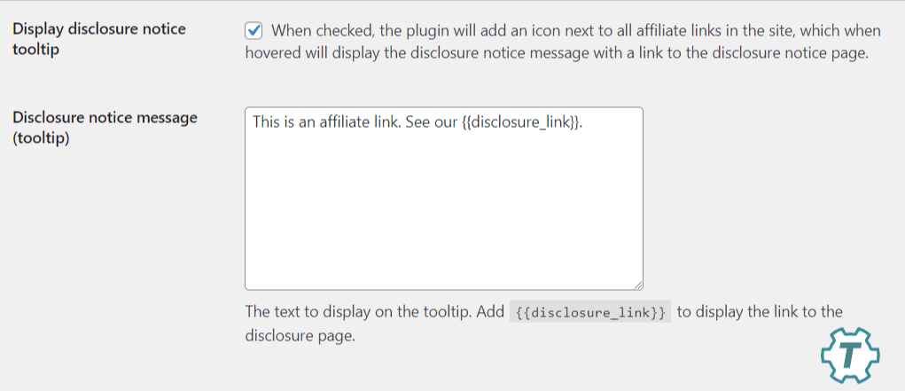 ThirstyAffiliates-affiliate-disclosure-tooltip-1 | ThirstyAffiliates Customize Affiliate Disclosure icon notice in ThirstyAffiliates