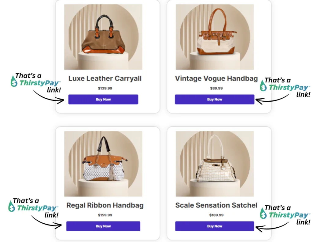 ThirstyPay-for-small-business-products_ThirstyAffiliates- | ThirstyAffiliates showcase small business products to sell on your own website with ThirstyAffiliates product display and ThirstyPay™