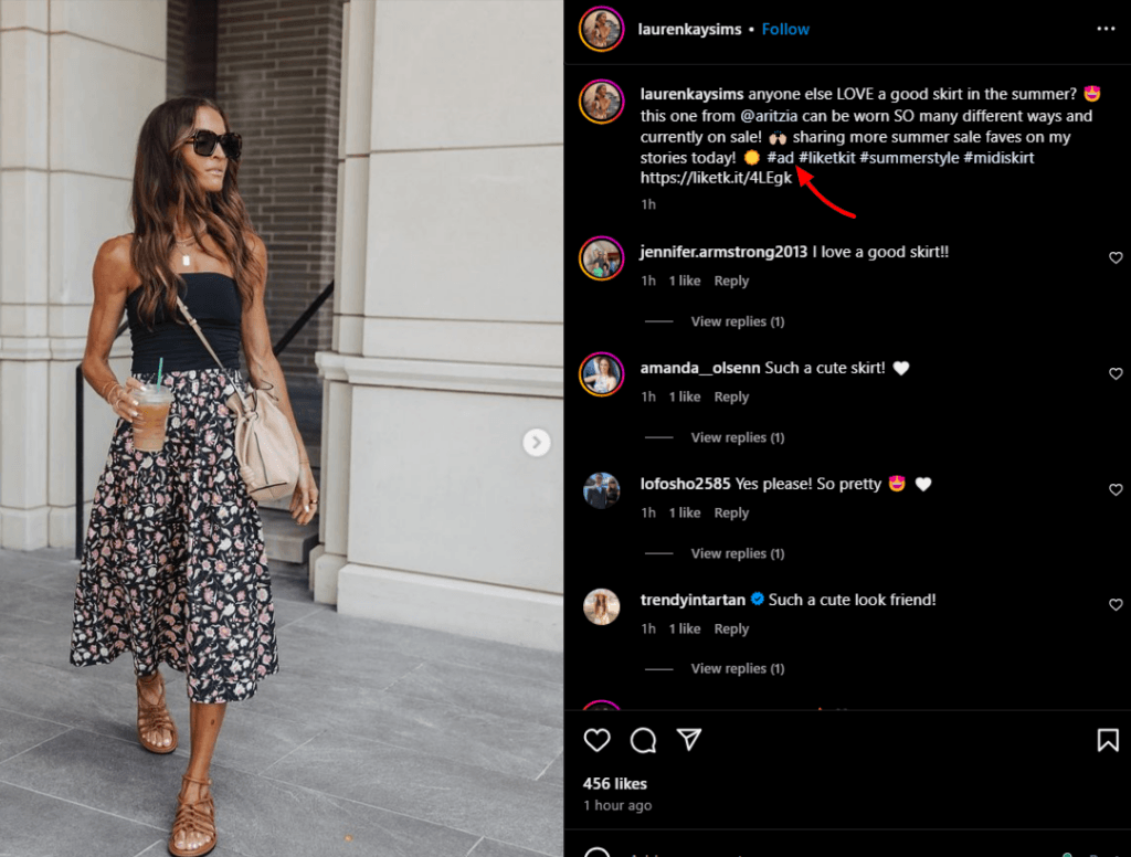 social-media-affiliate-disclosure-example | ThirstyAffiliates Affiliate Disclosure social media example