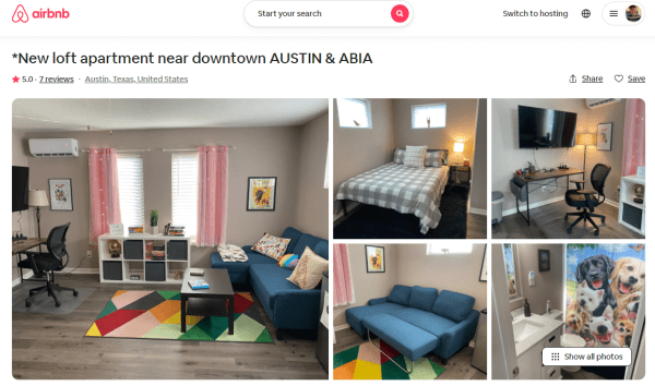 Check Out My Airbnb in Austin ⋆