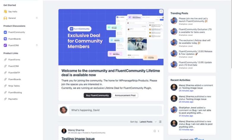 FluentCommunity Review: Can This Be A Replacement For BuddyBoss?